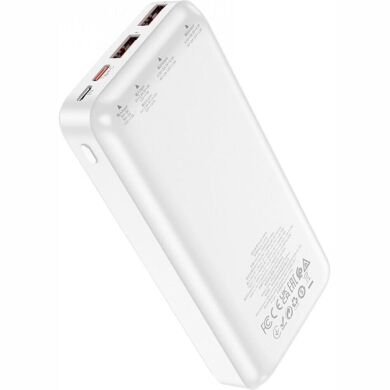 Зовнішній акумулятор Hoco J101A 22.5W (20000mAh) - White