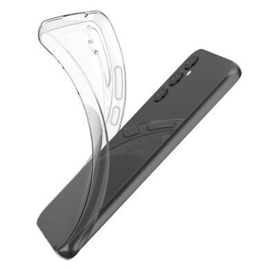 Силиконовый (TPU) чехол Deexe UltraThin для Samsung Galaxy A34 (A346) - Transparent