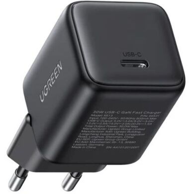 Сетевое зарядное устройство UGREEN X513 30W Type-C (65007) - Black