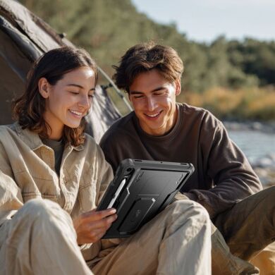 Захисний чохол Tech-Protect Kevlar Pro Set для Samsung Galaxy Tab S9 / Tab S10 FE / S10 Lite (X710/716/X520/526/X400/X406) - Black