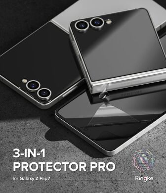 Защитный комплект Ringke 3 in 1 Protector Pro для Samsung Galaxy Flip 7 (8800293855965)