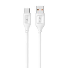 Кабель Usams US-SJ619 USB to Type-C (3A, 1m) - White
