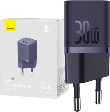 Сетевое зарядное устройство Baseus GaN5S Fast Charger 1C 30W (P10162504) - Midnight Purple