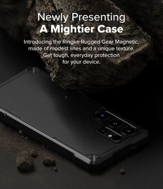 Защитный чехол Ringke Rugged Gear Magnetic для Samsung Galaxy S25 Ultra (S938) 8800274969438 - Camo Black