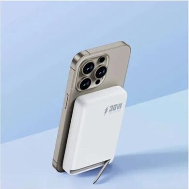Внешний аккумулятор WIWU Wi-P031 Magnetic 30W (10000mAh) - White