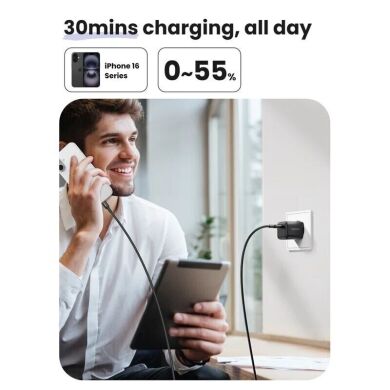 Сетевое зарядное устройство UGREEN X513 30W Type-C (65007) - Black