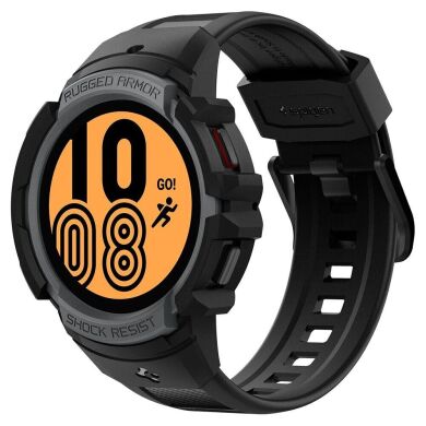 Захисний чохол Spigen (SGP) Rugged Armor Pro (FW) для Samsung Galaxy Watch 4 (40mm) - Charcoal Grey