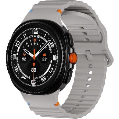 Ремешок KALEBOL Silicone Strap для Samsung Galaxy Watch 8 (40/44mm) / 8 Classic - Grey