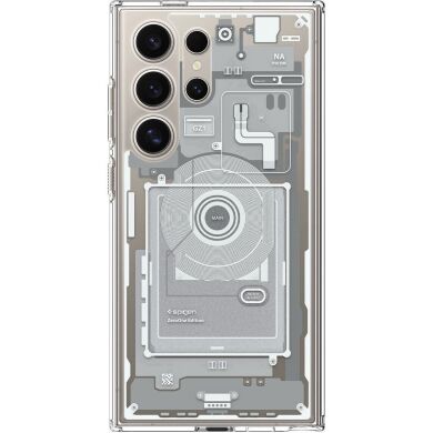 Захисний чохол Spigen (SGP) Ultra Hybrid Zero One для Samsung Galaxy S24 Ultra (S928) - White