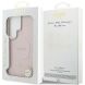 Защитный чехол Guess Saffiano Peony Embossed Ring MagSafe для Samsung Galaxy S26 Ultra (S948) GUHMS26LPSAMSECP - Pink. Фото 8 из 9