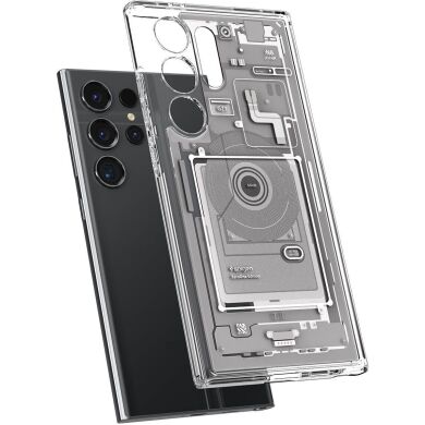 Захисний чохол Spigen (SGP) Ultra Hybrid Zero One для Samsung Galaxy S24 Ultra (S928) - White
