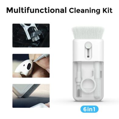 Набор для чистки оргтехники AHASTYLE WG93 6 in 1 Multifunctional Cleaning Kit - White