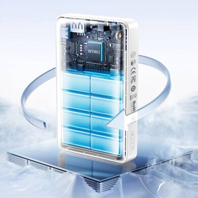 Внешний аккумулятор WIWU Wi-P031 Magnetic 30W (10000mAh) - White