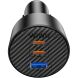 Автомобильное зарядное устройство WIWU CC026 Warriors PD200W + QC3.0 (USB + 2Type-C) - Black. Фото 3 из 9