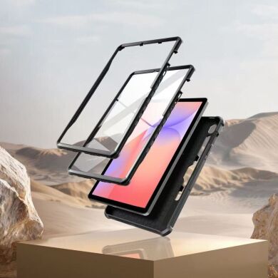 Захисний чохол Tech-Protect Kevlar Pro Set для Samsung Galaxy Tab S9 / Tab S10 FE / S10 Lite (X710/716/X520/526/X400/X406) - Black