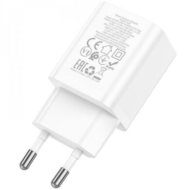 Мережевий зарядний пристрій Hoco N28 PD20W+QC3.0 (20W) - White