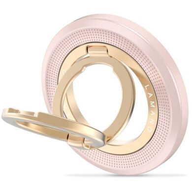Кольцо-держатель для смартфона Tech-Protect MMR700 Magnetic - Pink / Gold
