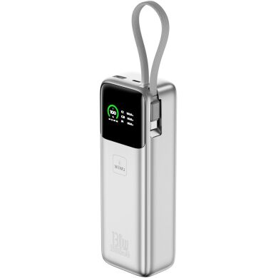 Внешний аккумулятор WiWU PM301 130W (20000 mAh) + кабель Type-C - Silver