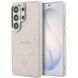 Защитный чехол Guess Saffiano Peony Embossed Ring MagSafe для Samsung Galaxy S26 Ultra (S948) GUHMS26LPSAMSECP - Pink. Фото 1 из 9
