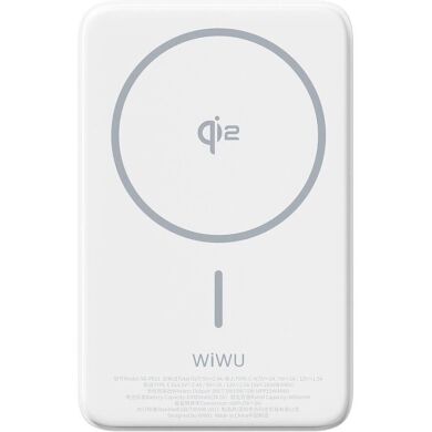 Внешний аккумулятор WIWU Wi-P031 Magnetic 30W (10000mAh) - White