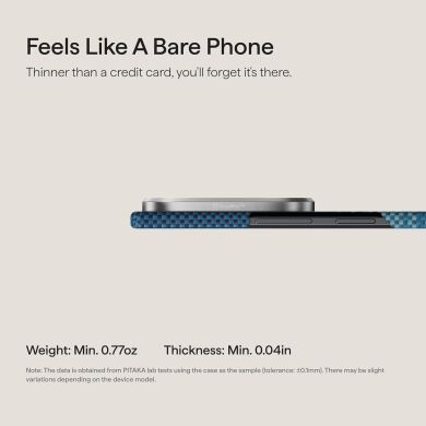 Ультратонкий чехол Pitaka Edge Case (FF) для Samsung Galaxy Fold 8 Ultra (FMFOLD8) - Moonrise
