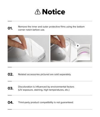 Захисний чохол Ringke Fusion Magnetic для Samsung Galaxy S26 Ultra (S948) 8800328814486 - Matte Clear