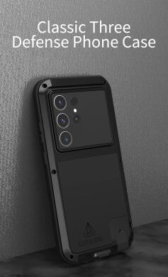 Захисний чохол LOVE MEI Powerful для Samsung Galaxy S24 Ultra (S928) - Black