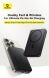Внешний аккумулятор Baseus Airpow 2 Qi2 22.5W (10000mAh) P10080000123-00 - Black. Фото 10 из 27