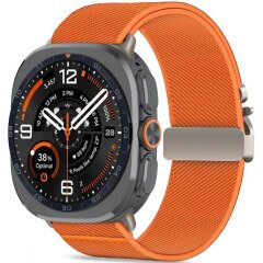 Ремінець Tech-Protect Nylon Clasp для Samsung Galaxy Watch Ultra 2 / Ultra / Ultra (2025) 5906302325801 - Orange