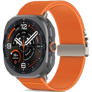 Ремінець Tech-Protect Nylon Clasp для Samsung Galaxy Watch Ultra 2 / Ultra / Ultra (2025) 5906302325801 - Orange