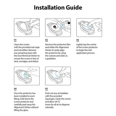 Защитное стекло RINGKE Screen Protector для Samsung Galaxy Watch 4 (40mm)