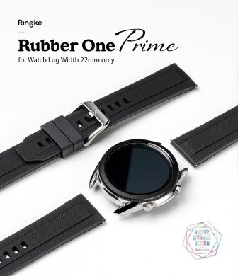 Ремінець Ringke Rubber One Prime для годинників з шириною кріплення 22мм (8809758103115) - Black