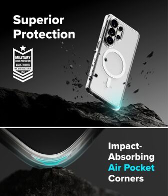 Захисний чохол Ringke Fusion Magnetic для Samsung Galaxy S26 Ultra (S948) 8800328814486 - Matte Clear