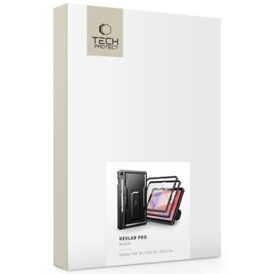 Захисний чохол Tech-Protect Kevlar Pro Set для Samsung Galaxy Tab S9 / Tab S10 FE / S10 Lite (X710/716/X520/526/X400/X406) - Black