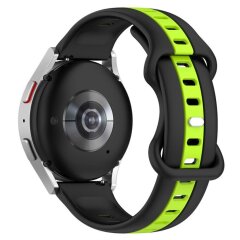Ремінець Deexe Sport Strap для годинників з шириною кріплення 22мм - Black / Lime