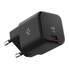 Мережевий зарядний пристрій Spigen (SGP) PE2103EU 27W - Black