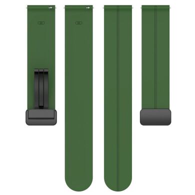 Ремешок Deexe Magnetic Braselet для часов с шириной крепления 22 мм - Army Green