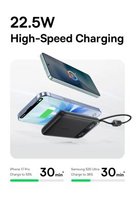 Внешний аккумулятор Baseus EnerFill FC11 22.5W + кабель Type-C (10000mAh) E0027R - Black