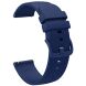 Ремінець Deexe Soft Silicone для годинників з шириною кріплення 18 мм - Navy Blue