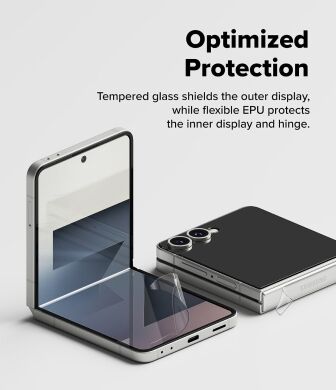 Защитный комплект Ringke 3 in 1 Protector Pro для Samsung Galaxy Flip 7 (8800293855965)