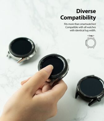 Ремінець Ringke Rubber One Prime для годинників з шириною кріплення 22мм (8809758103115) - Black