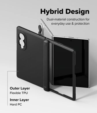 Захисний чохол Ringke Onyx Flap Magnetic для Samsung Galaxy Fold 8 (8800380460539) - Black
