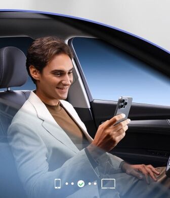 Беспроводной автомобильный адаптер Baseus PrimeTrip (Wireless Apple CarPlay) C10745100813-00 - Grey