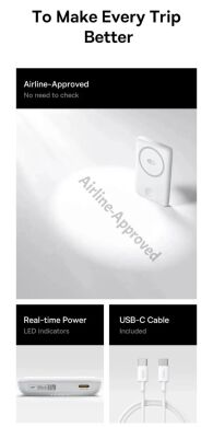 Внешний аккумулятор Baseus EnerFill FT11 Magnetic 27W (10000mAh) P10165700213-00 - Cosmic Black