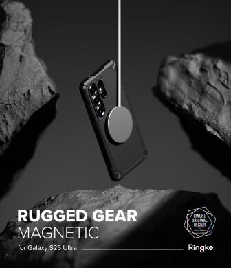 Защитный чехол Ringke Rugged Gear Magnetic для Samsung Galaxy S25 Ultra (S938) 8800274969414 - Black