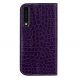 Чехол Deexe Glittery Crocodile для Samsung Galaxy A7 2018 (A750) - Dark Purple. Фото 5 из 12