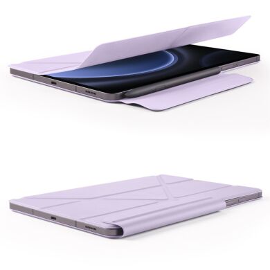 Чeхол Deexe Origami Series для Samsung Galaxy Tab S9 / S9 FE / S10 FE (X710/716/510/516/520/526) - Purple