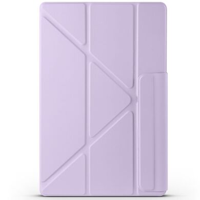 Чeхол Deexe Origami Series для Samsung Galaxy Tab S9 / S9 FE / S10 FE (X710/716/510/516/520/526) - Purple