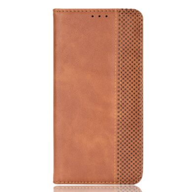 Чехол Deexe Retro Style для Samsung Galaxy A27 (A276) - Brown