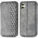 Чехол Deexe Rhombus Wallet для Samsung Galaxy A05 (A055) - Grey. Фото 1 из 6